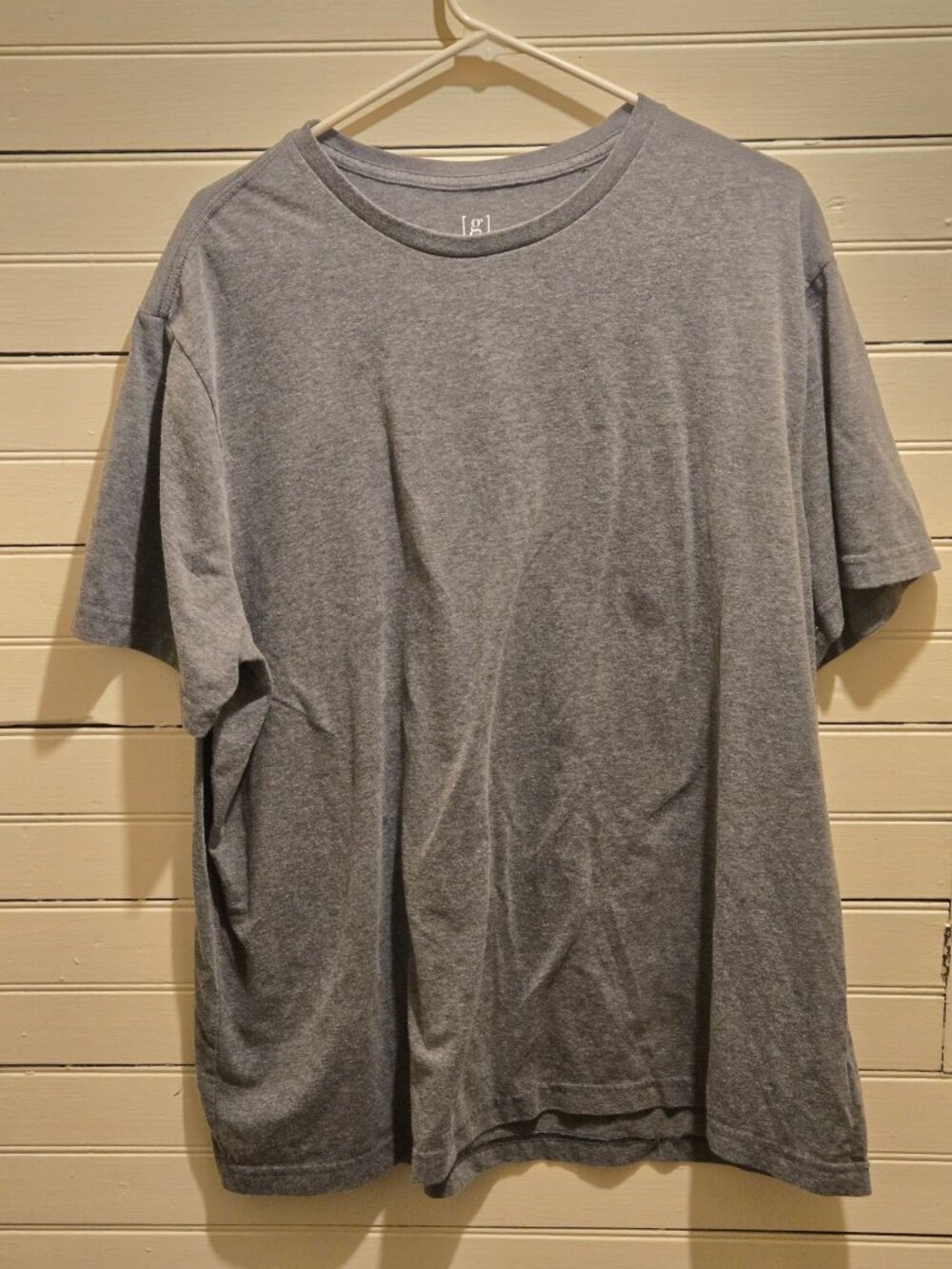 George Shirt Mens 2XL Gray Short Sleeve Crew Neck Basic Tee Oversized Casual